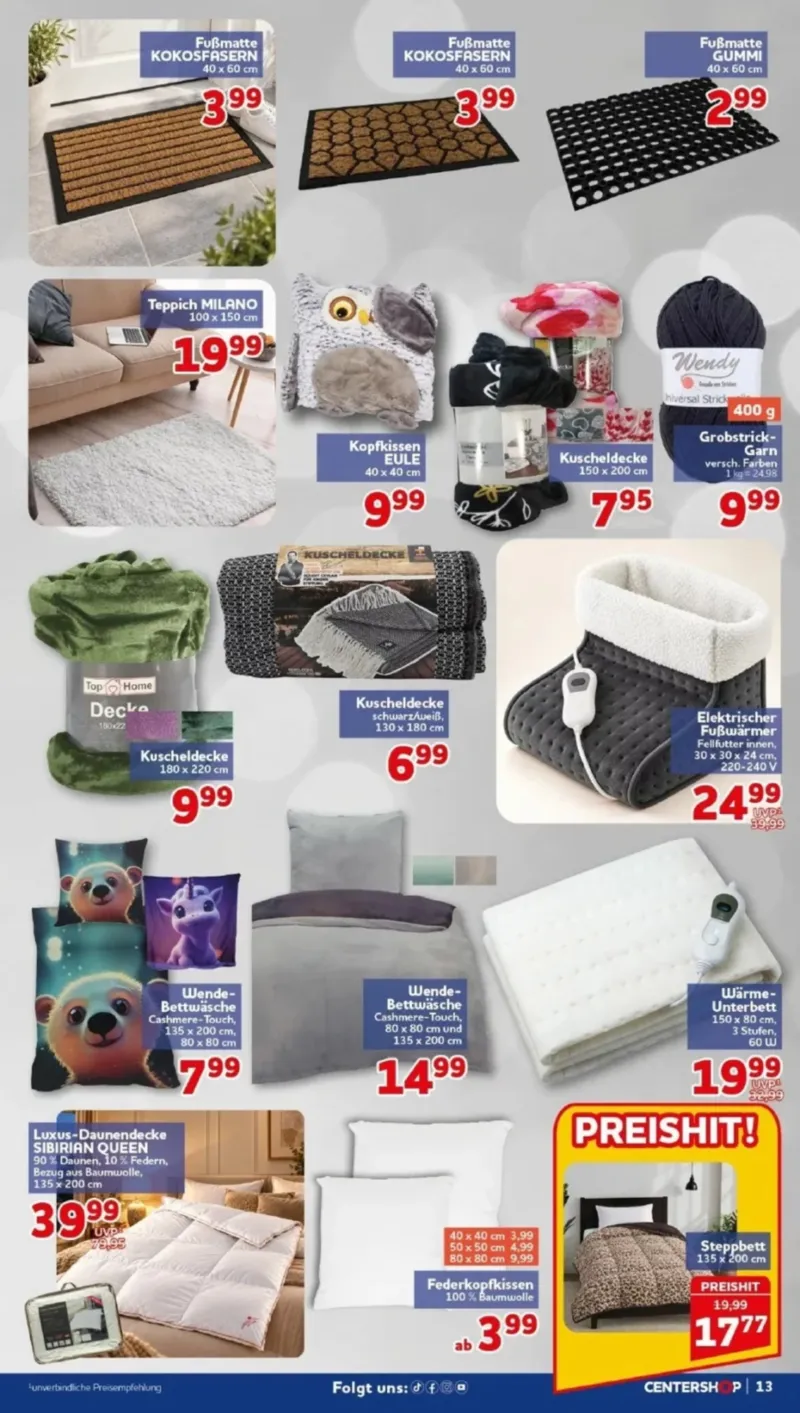 Centershop Prospekt vom 26.10.2026, Seite 13