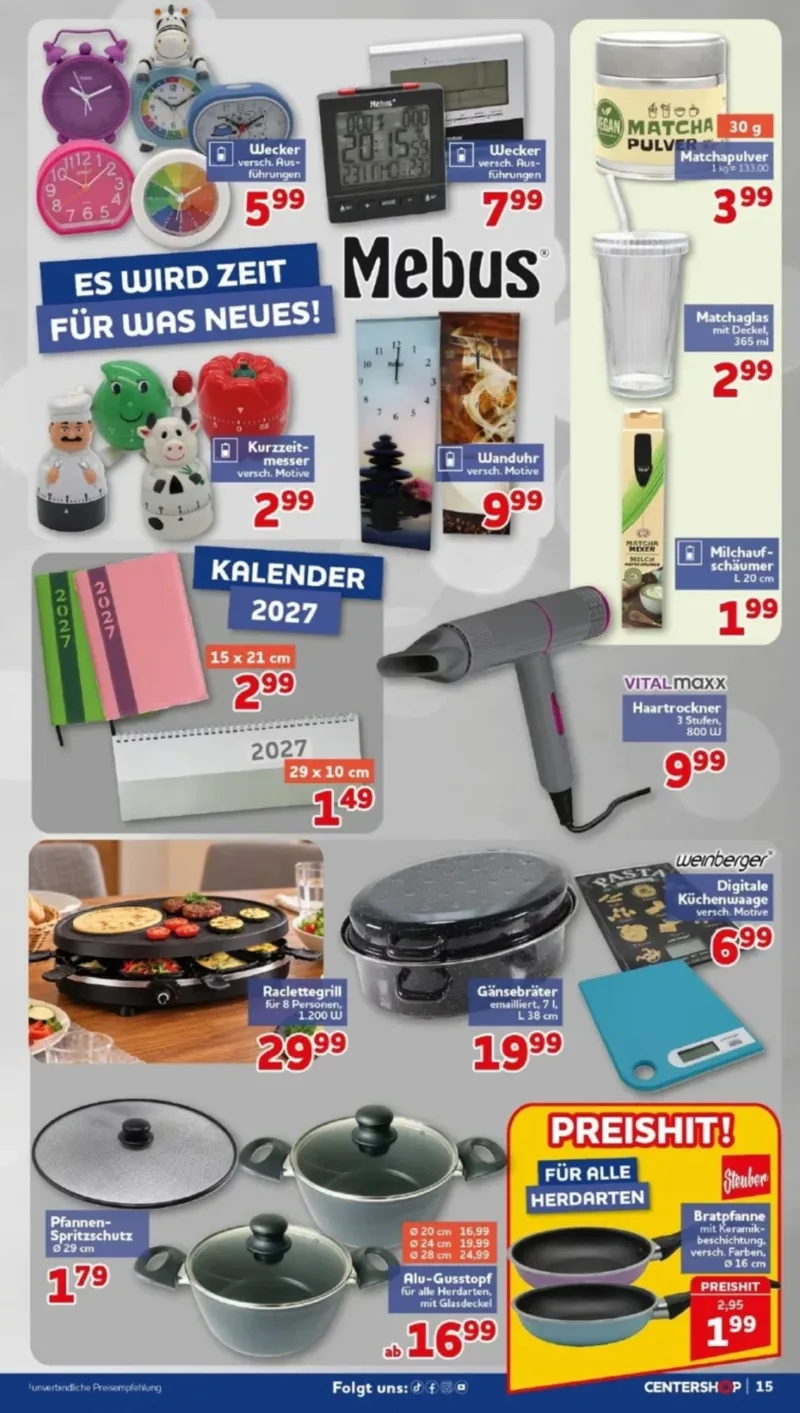 Centershop Prospekt vom 26.10.2026, Seite 15