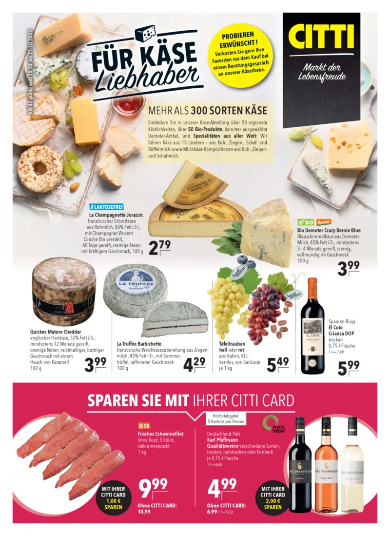 CITTI Prospekt vom 15.10.2025, Seite 1 CITTI Prospekt vom 15.10.2025, Seite 1