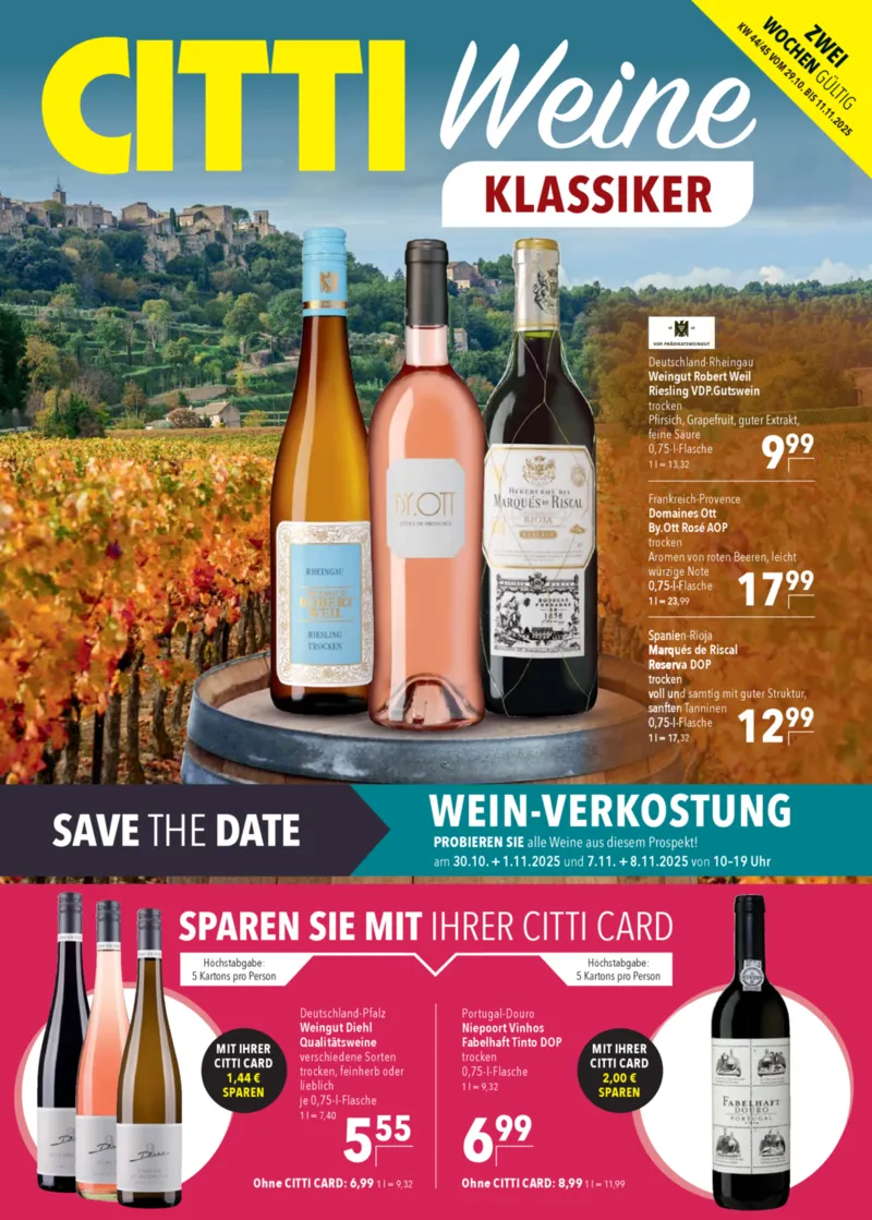 CITTI Prospekt vom 29.10.2025, Seite 1