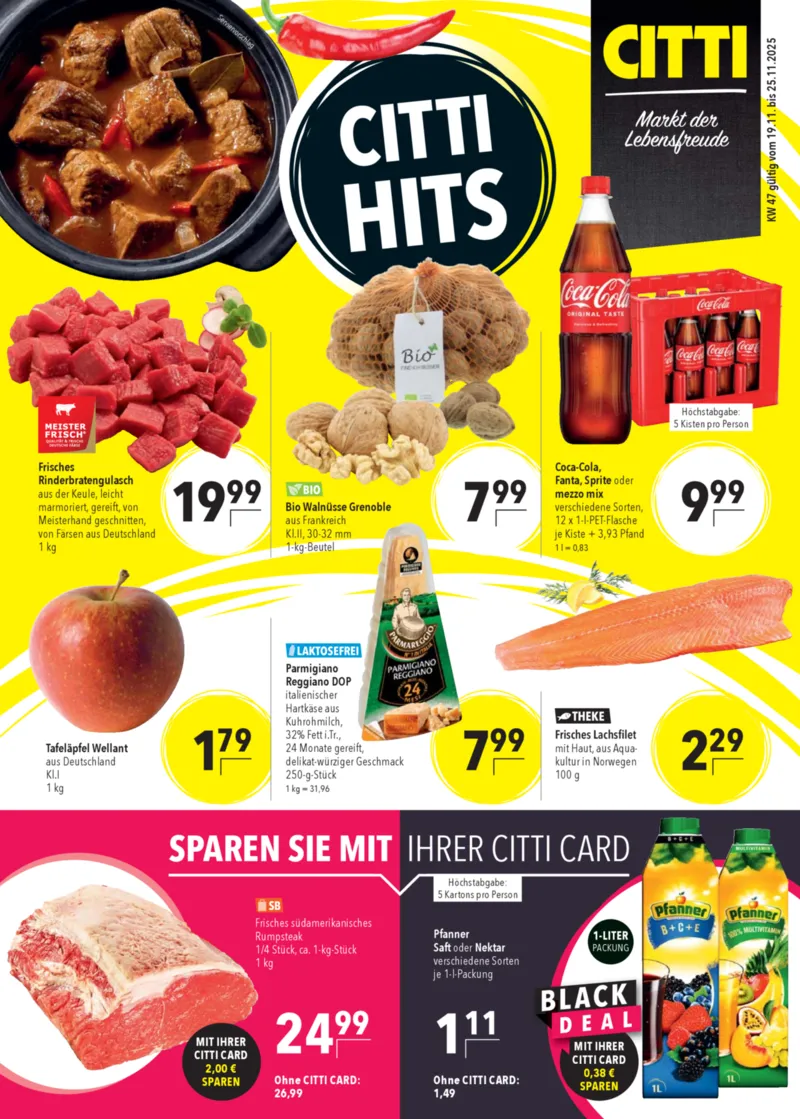 CITTI Prospekt vom 19.11.2025, Seite 1