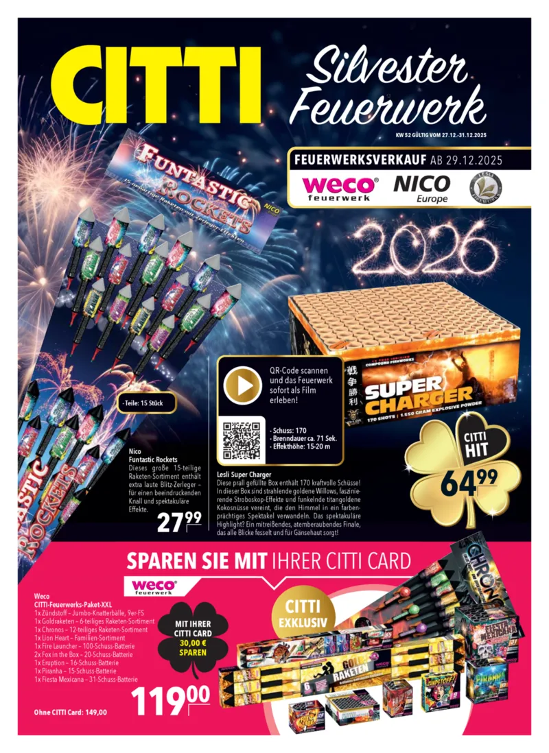 CITTI Prospekt vom 27.12.2025, Seite 1