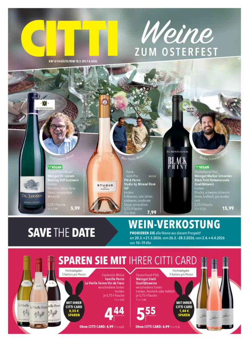 CITTI Prospekt vom 18.03.2026, Seite 1