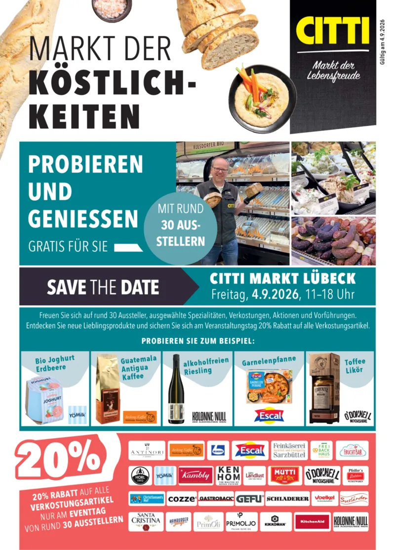 CITTI Prospekt vom 04.09.2026, Seite 1