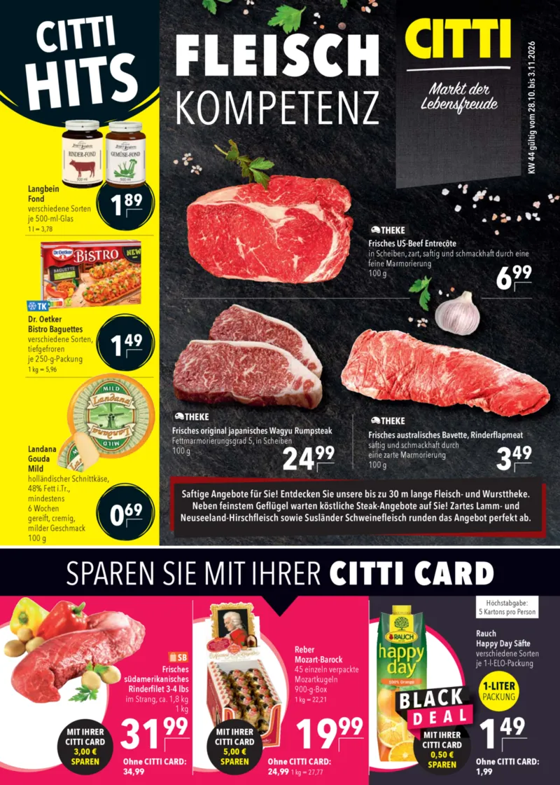 CITTI Prospekt vom 28.10.2026, Seite 1