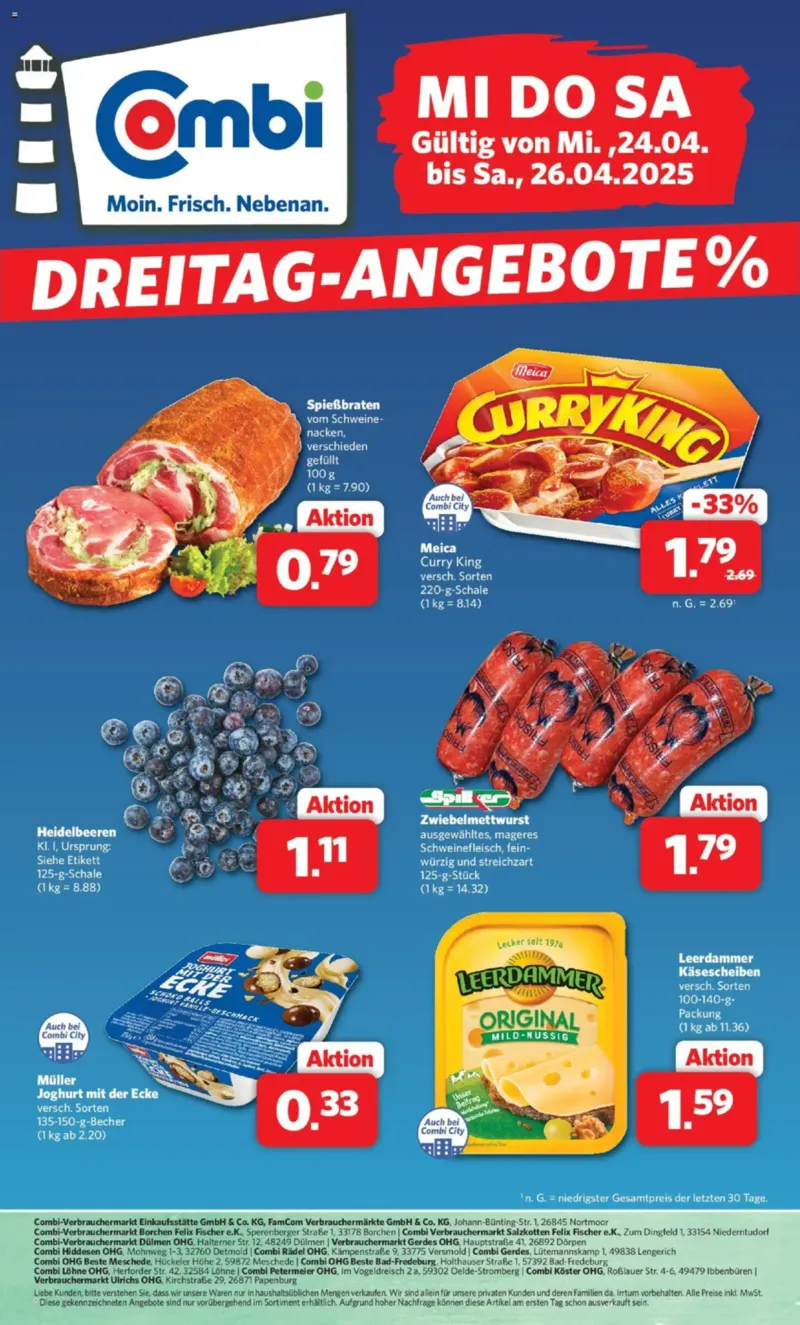 Combi Prospekt vom 23.04.2025, Seite 1