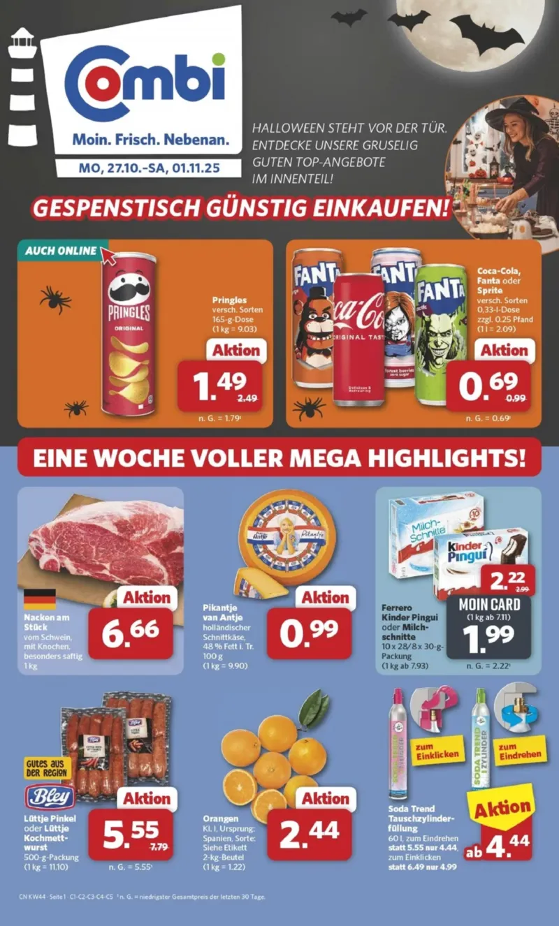 Combi Prospekt vom 27.10.2025, Seite 1