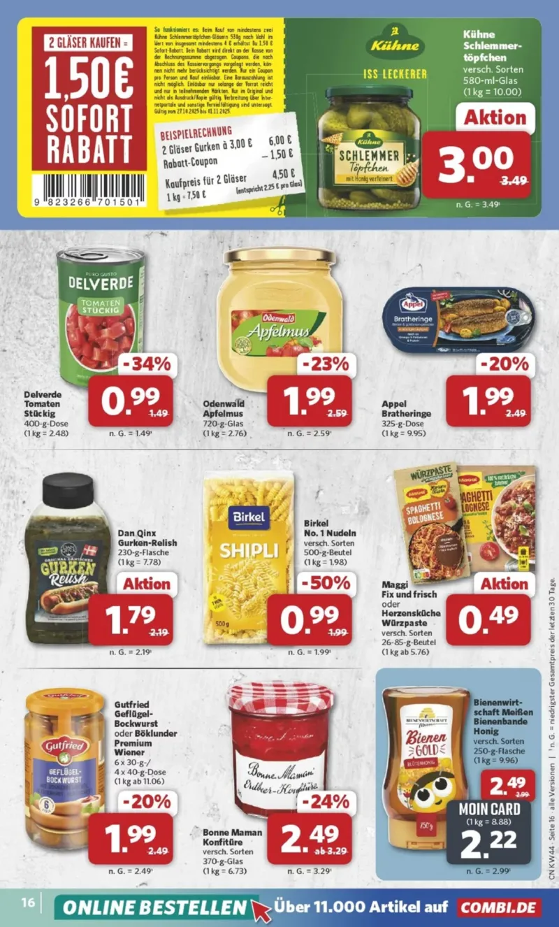 Combi Prospekt vom 27.10.2025, Seite 17