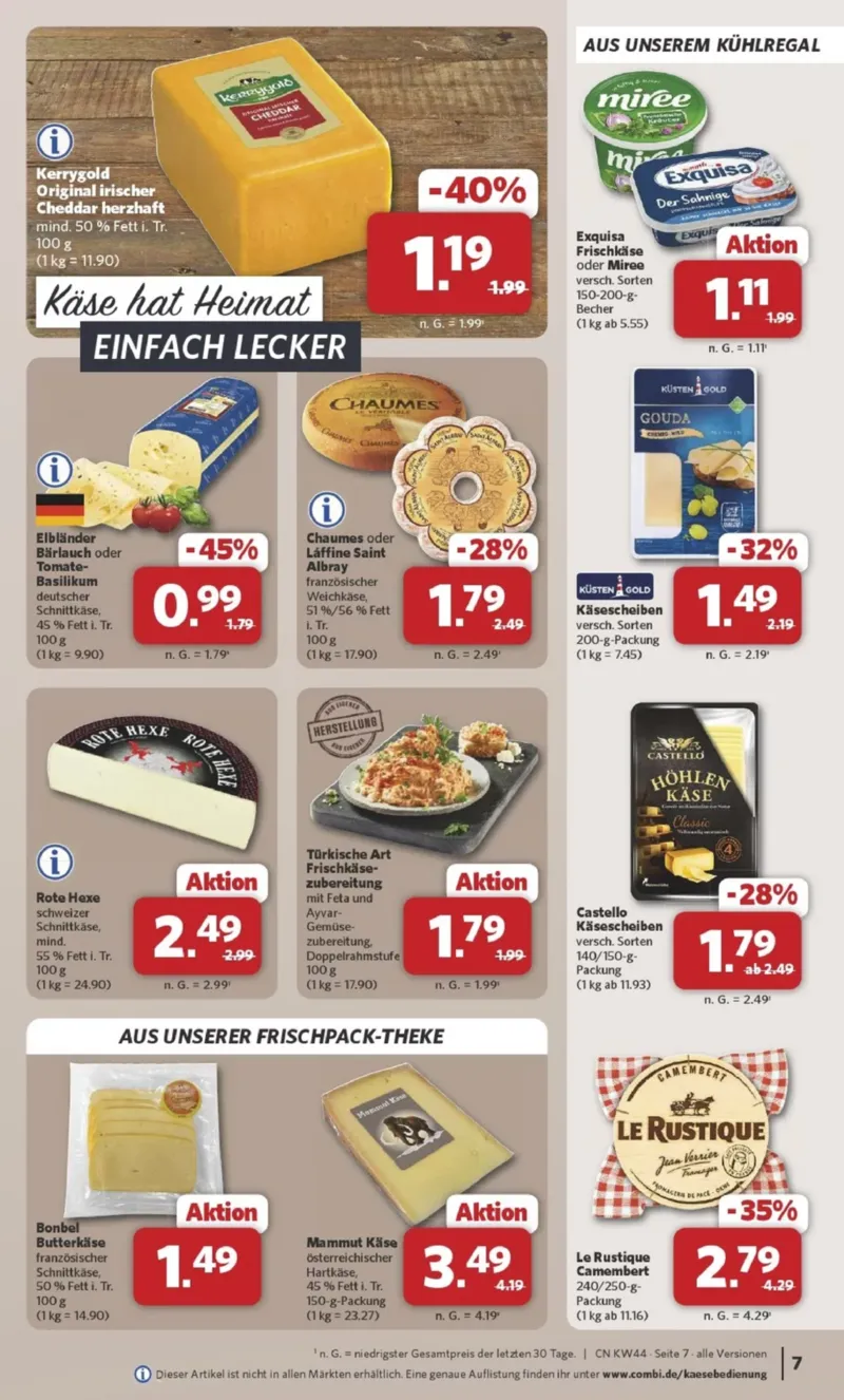 Combi Prospekt vom 27.10.2025, Seite 7