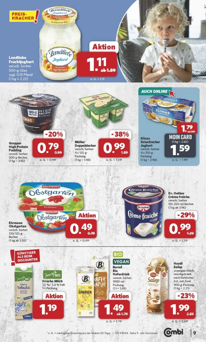Combi Prospekt vom 27.10.2025, Seite 9