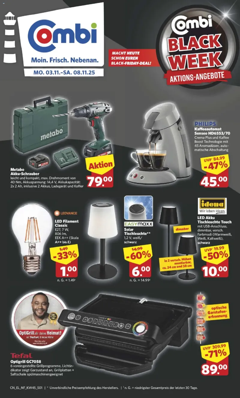 Combi Prospekt vom 03.11.2025, Seite 1