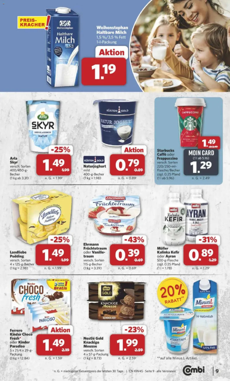 Combi Prospekt vom 03.11.2025, Seite 9