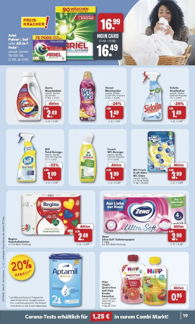 Combi Prospekt vom 10.11.2025, Seite 22