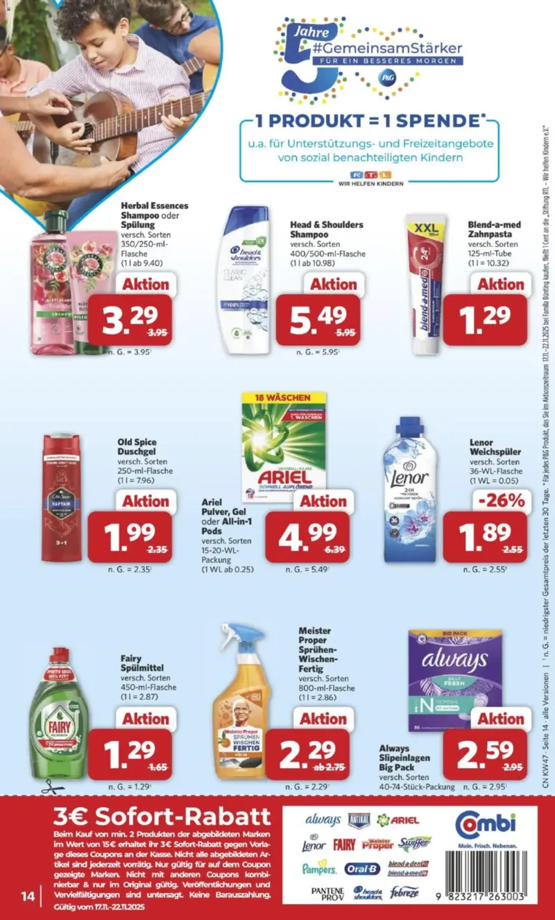 Combi Prospekt vom 17.11.2025, Seite 14
