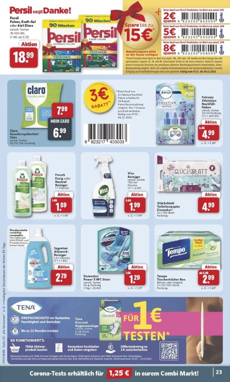 Combi Prospekt vom 01.12.2025, Seite 23