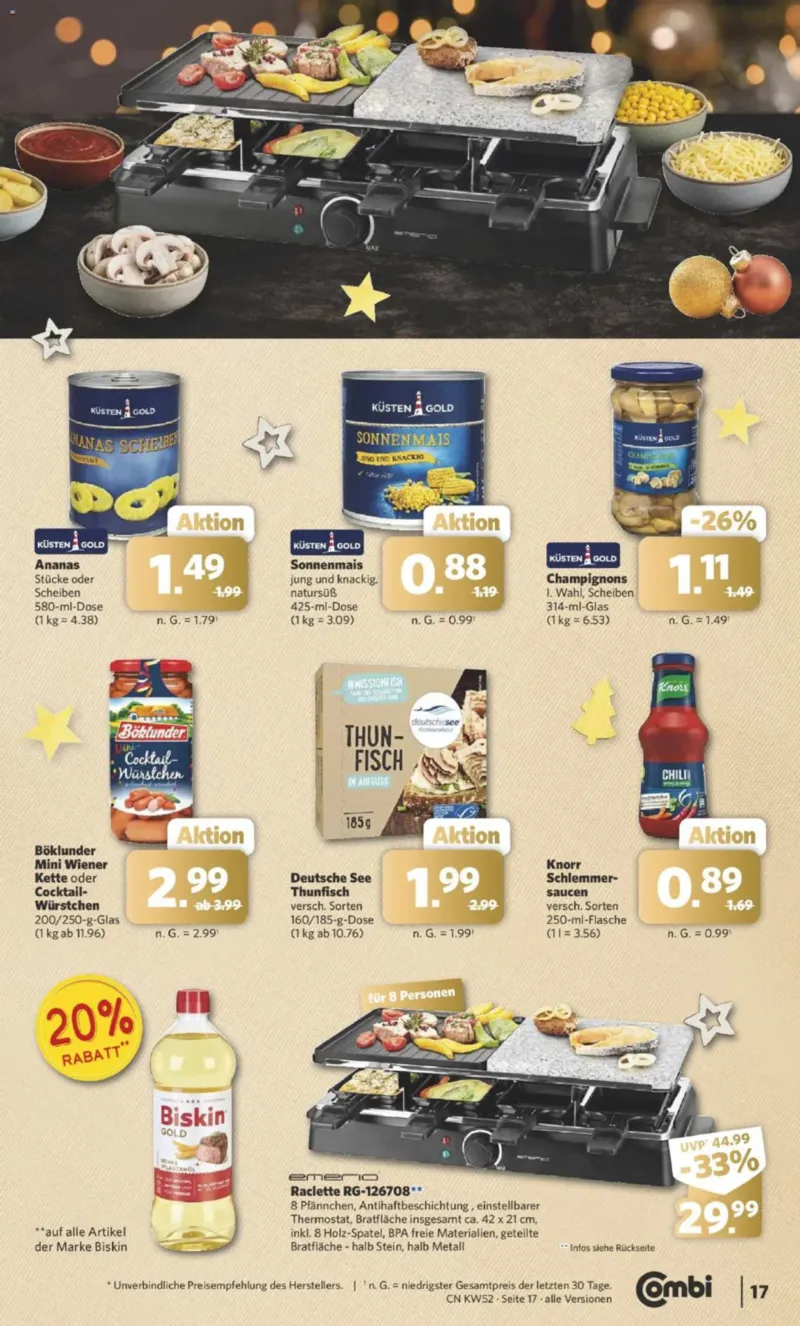 Combi Prospekt vom 22.12.2025, Seite 17