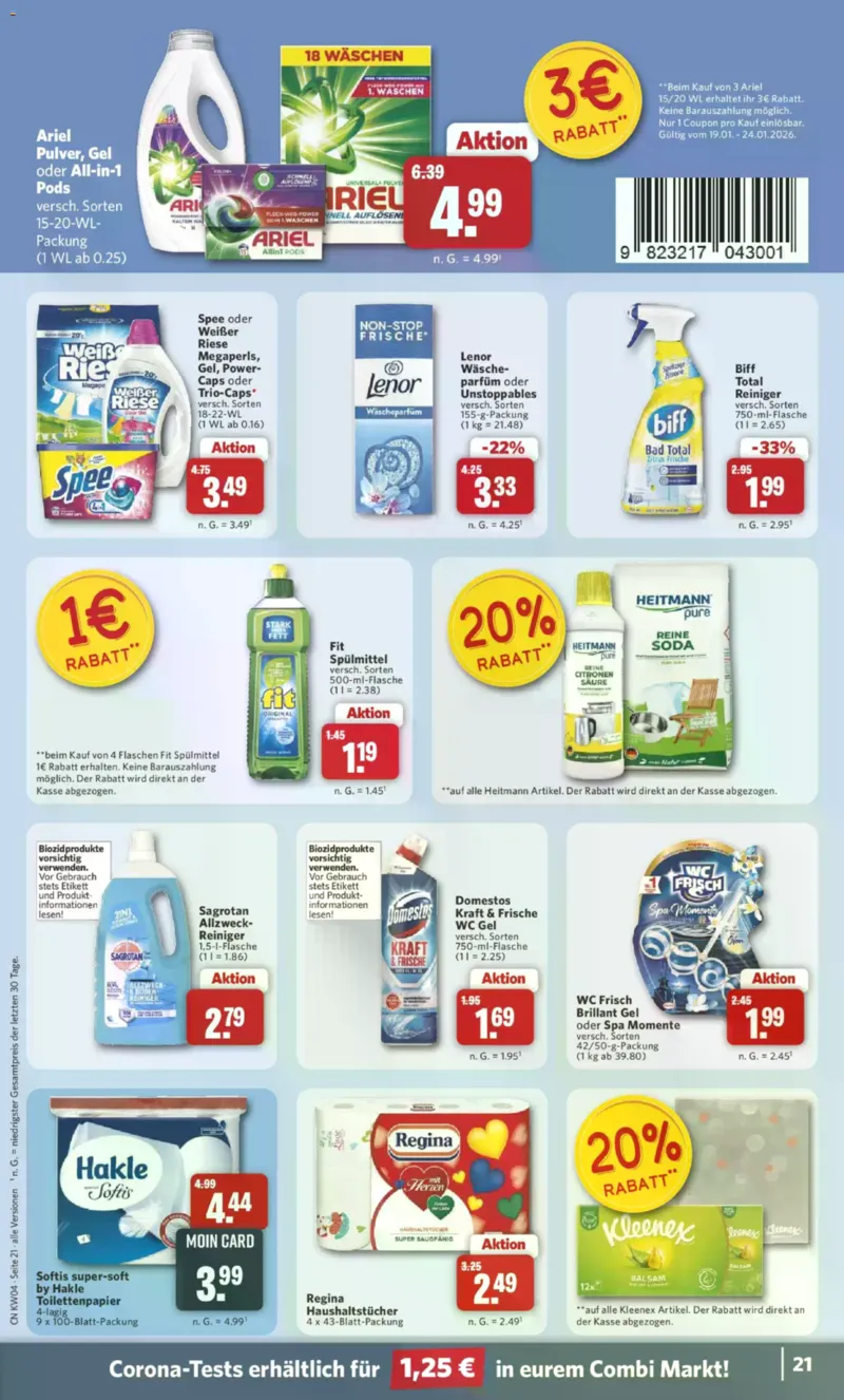 Combi Prospekt vom 19.01.2026, Seite 21