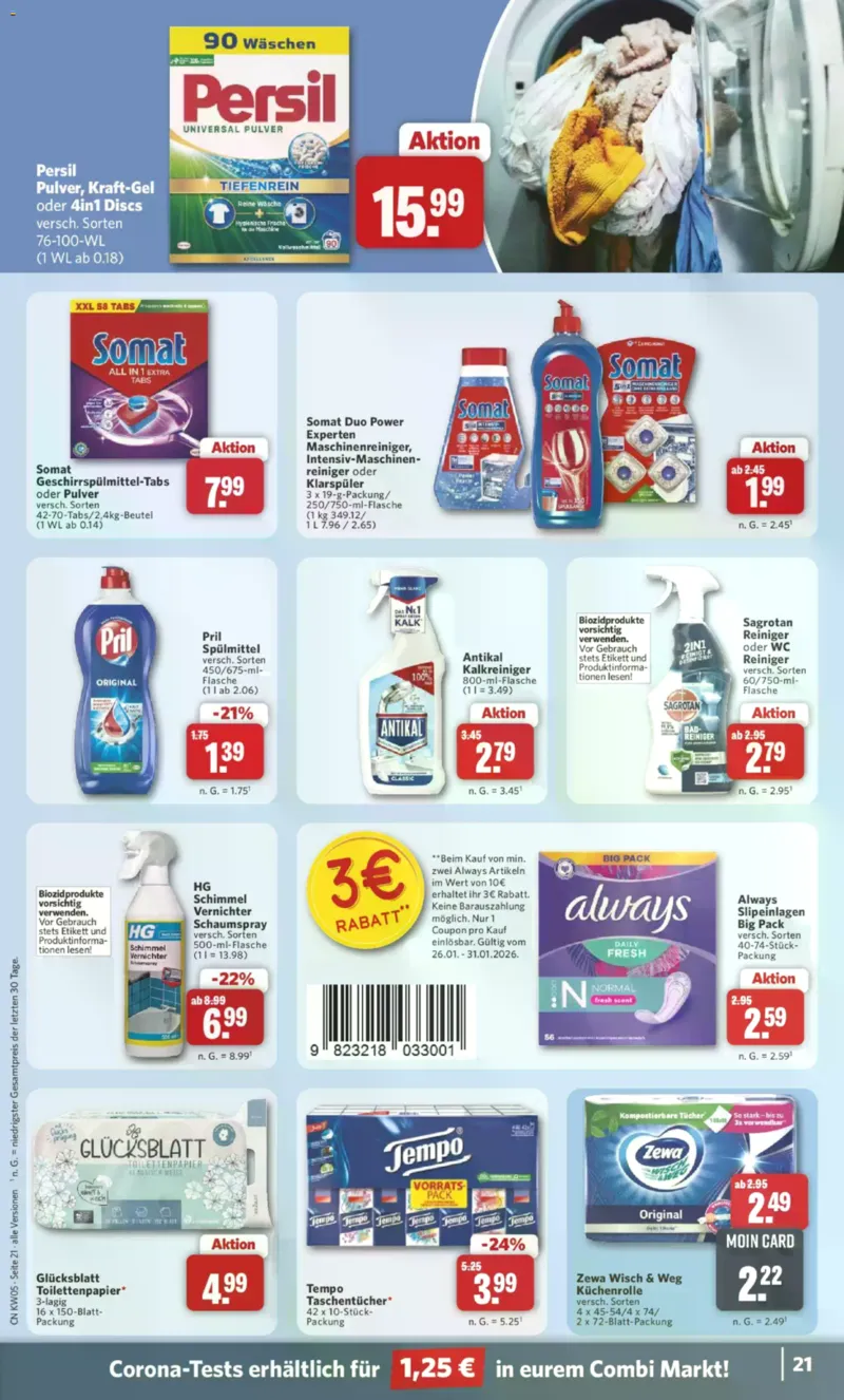 Combi Prospekt vom 26.01.2026, Seite 21