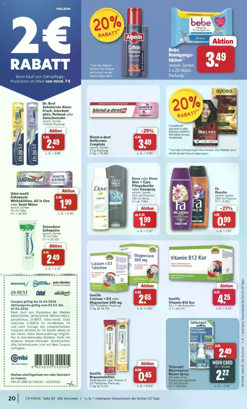 Combi Prospekt vom 02.02.2026, Seite 22