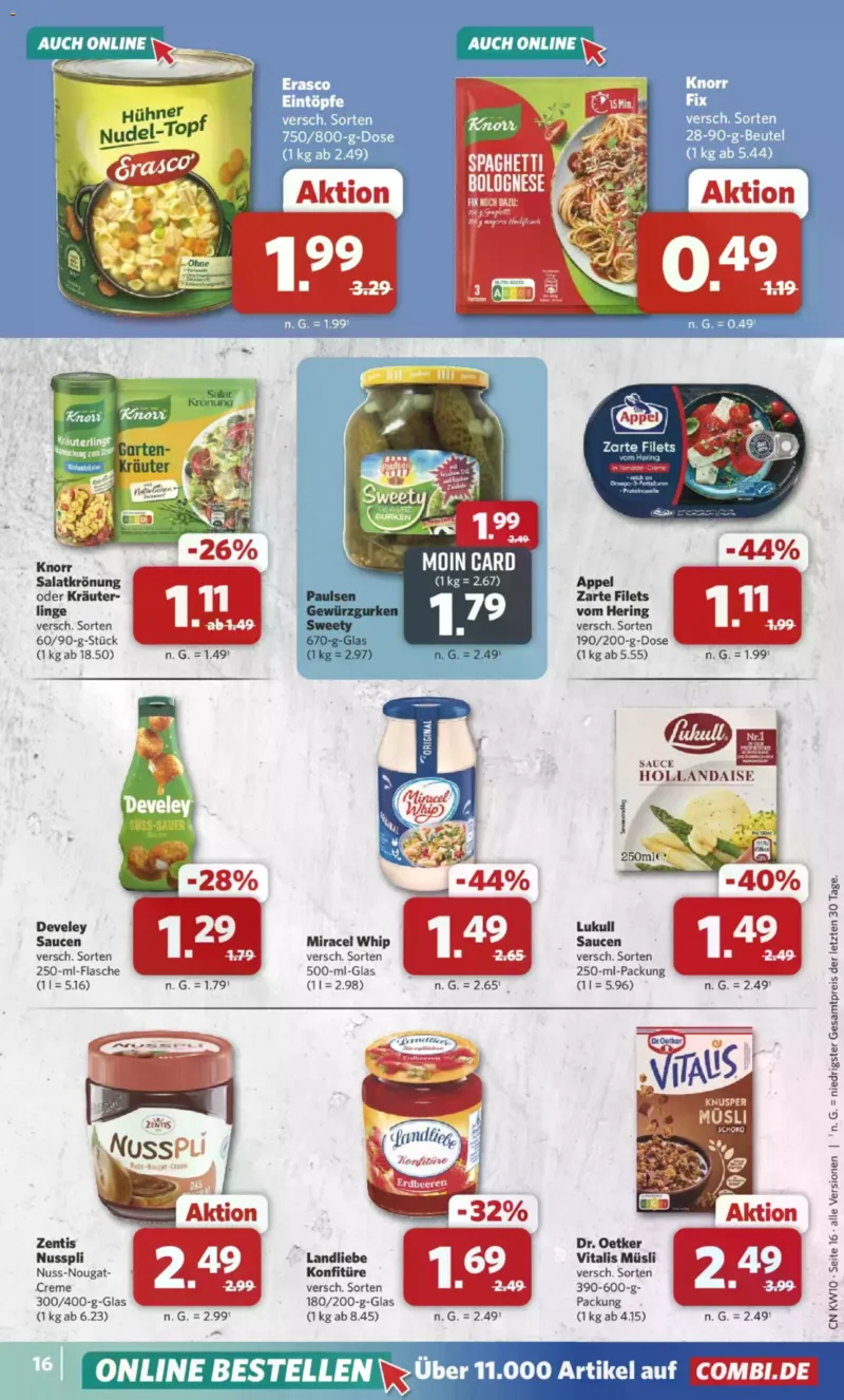 Combi Prospekt vom 02.03.2026, Seite 16