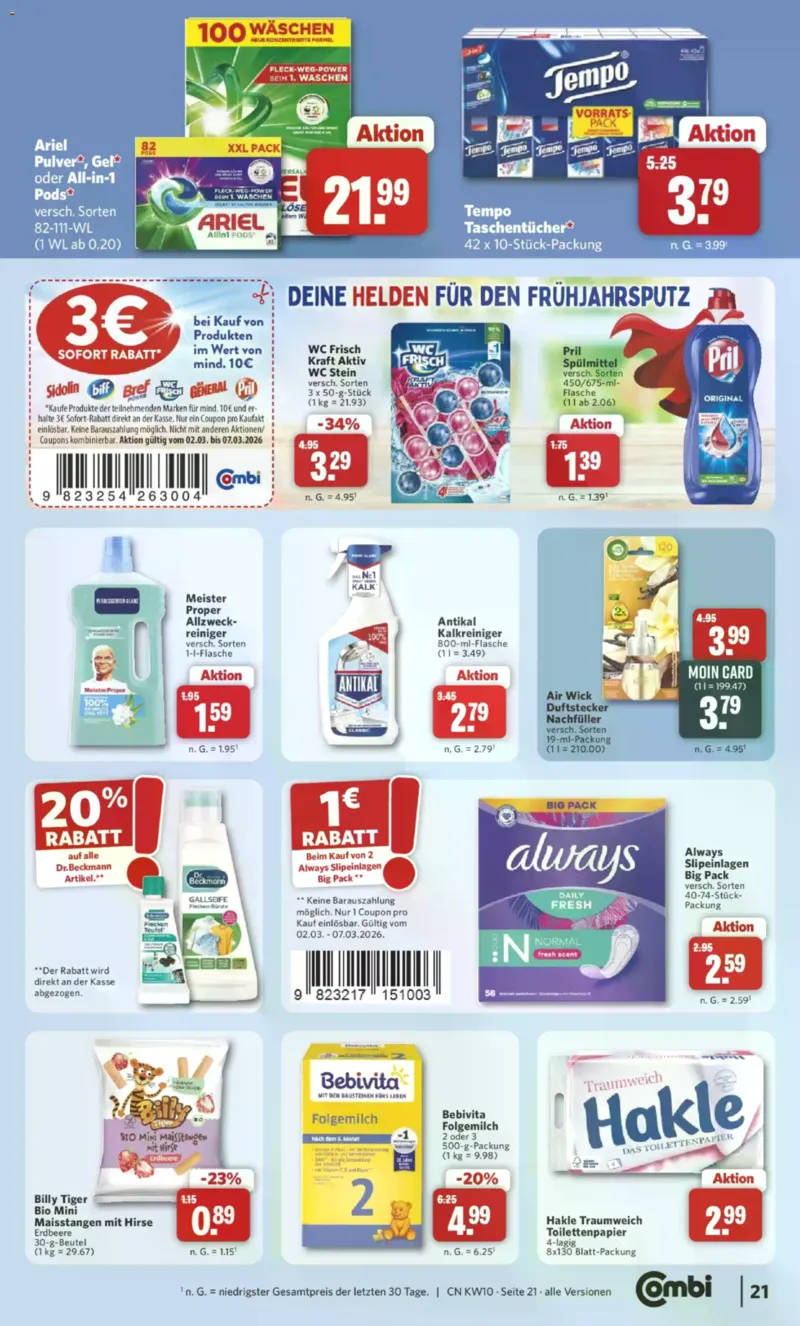 Combi Prospekt vom 02.03.2026, Seite 23