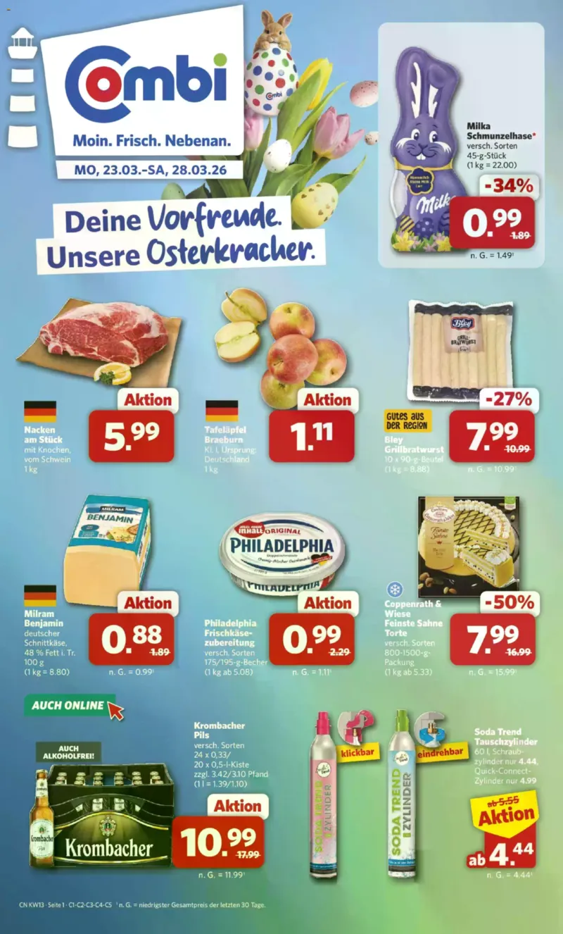 Combi Prospekt vom 23.03.2026, Seite 1