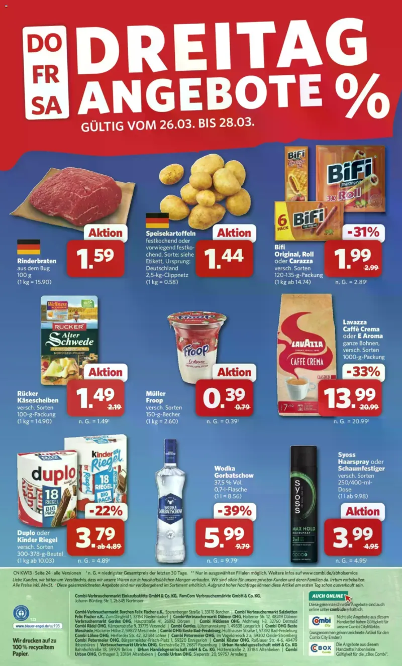 Combi Prospekt vom 23.03.2026, Seite 24