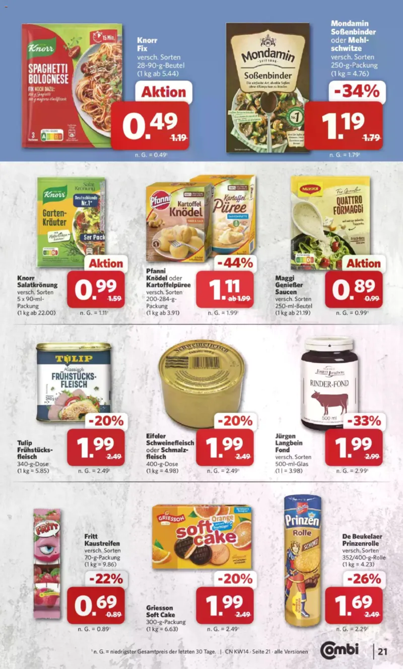 Combi Prospekt vom 30.03.2026, Seite 22