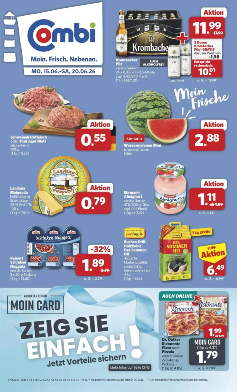 Combi Prospekt vom 15.06.2026, Seite 1