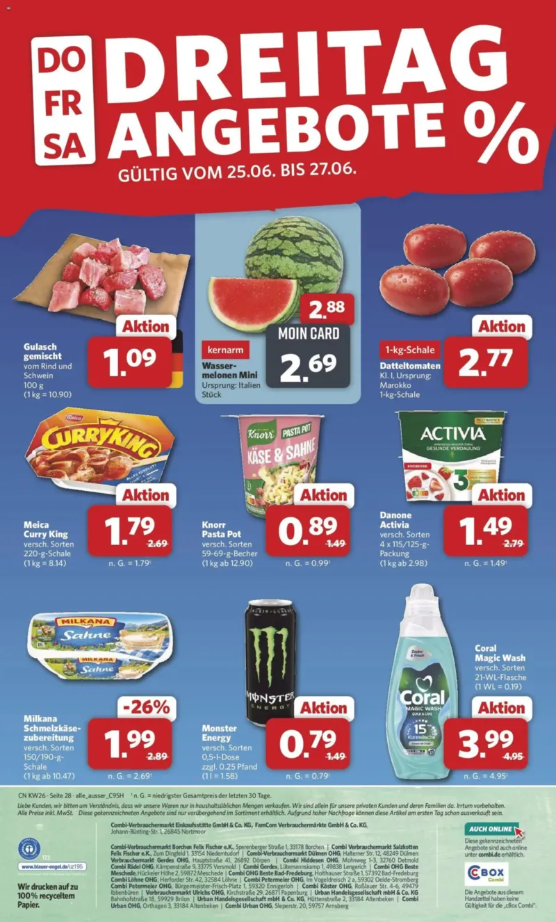 Combi Prospekt vom 22.06.2026, Seite 33