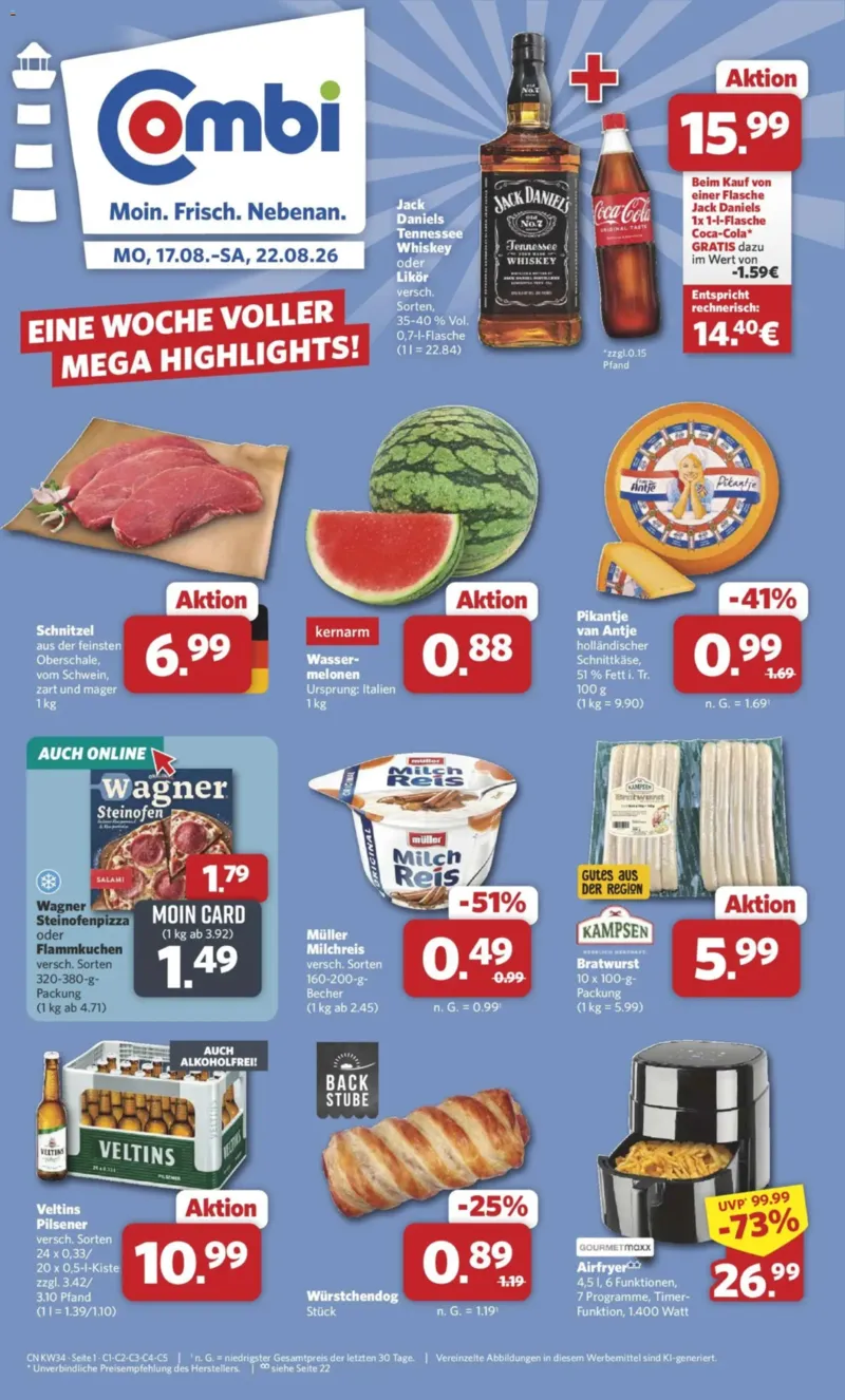Combi Prospekt vom 17.08.2026, Seite 1