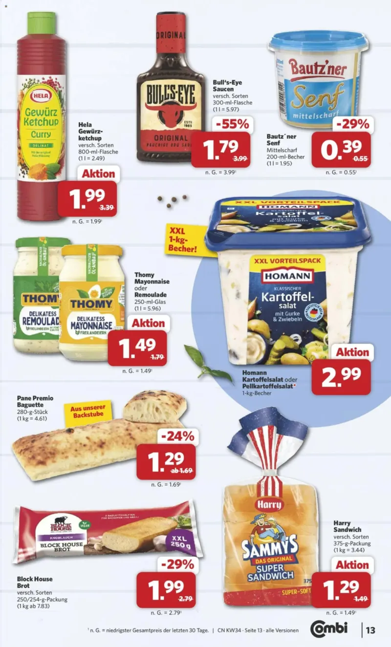 Combi Prospekt vom 17.08.2026, Seite 13
