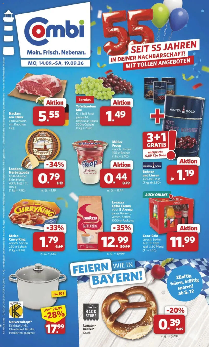 Combi Prospekt vom 14.09.2026, Seite 1