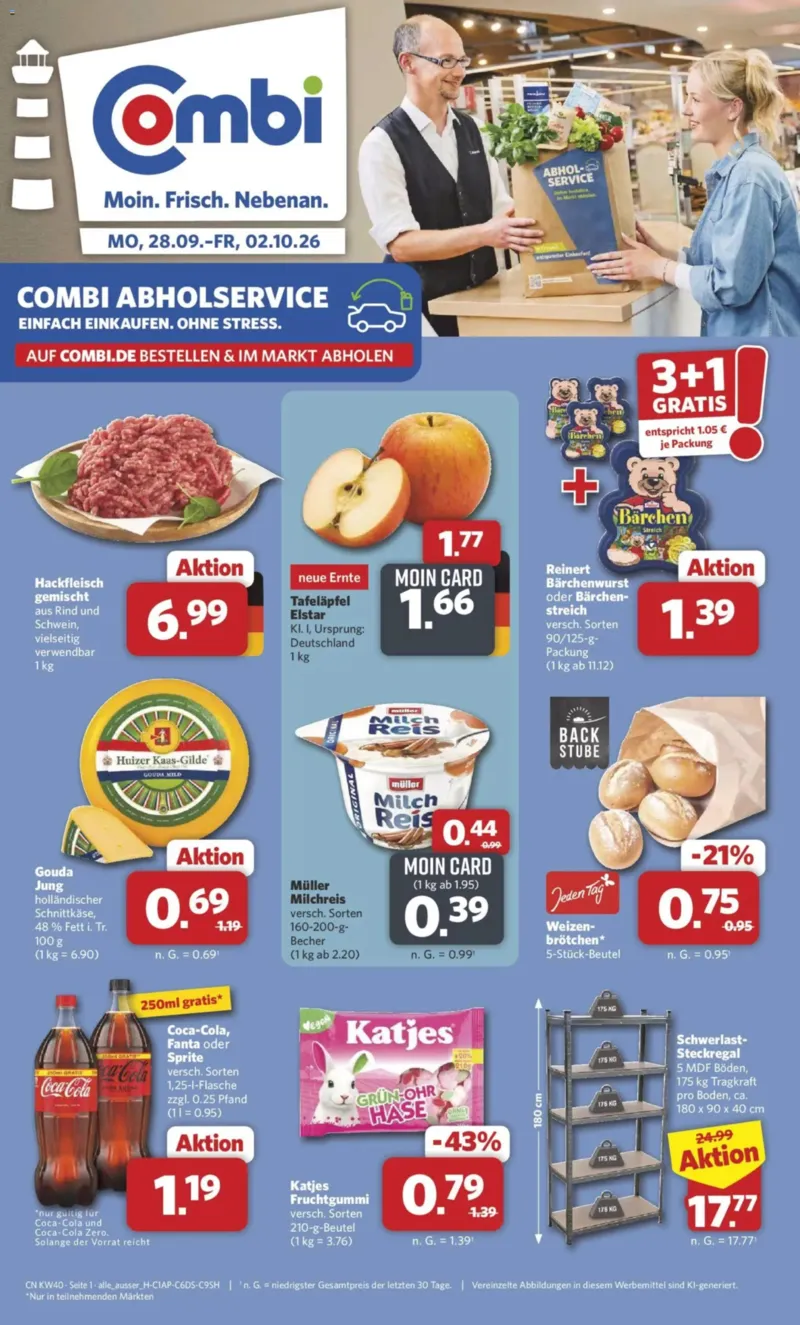 Combi Prospekt vom 28.09.2026, Seite 1