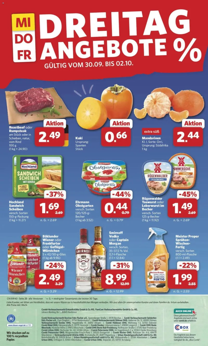 Combi Prospekt vom 28.09.2026, Seite 28