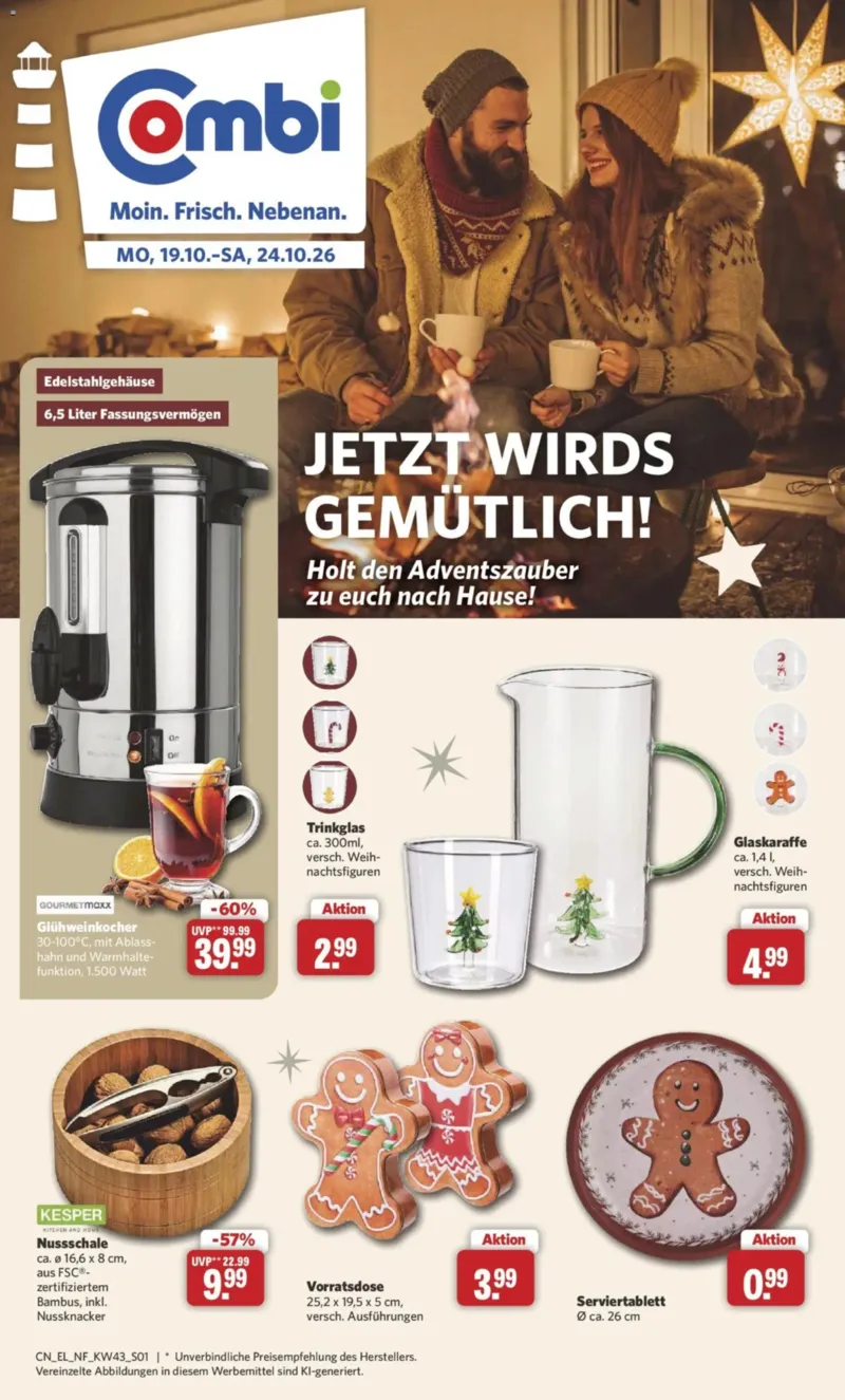 Combi Prospekt vom 19.10.2026, Seite 1