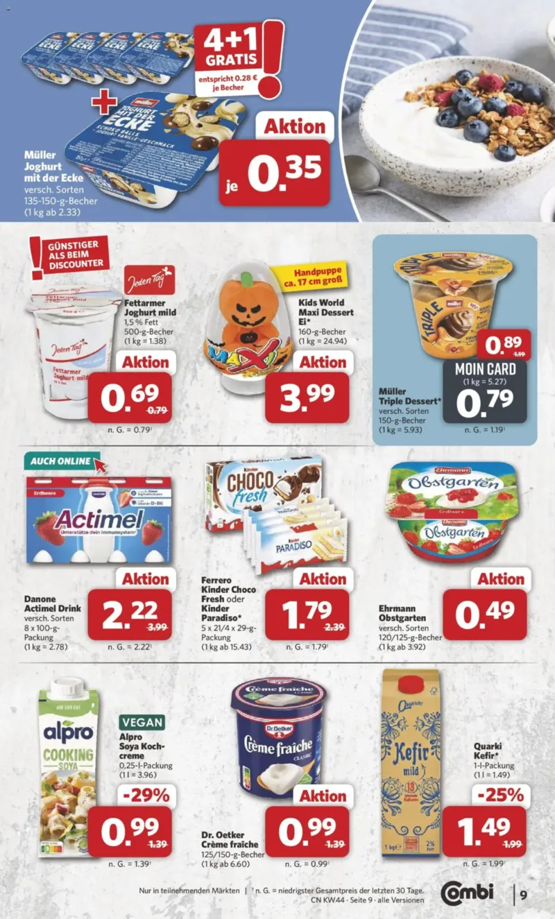 Combi Prospekt vom 26.10.2026, Seite 9