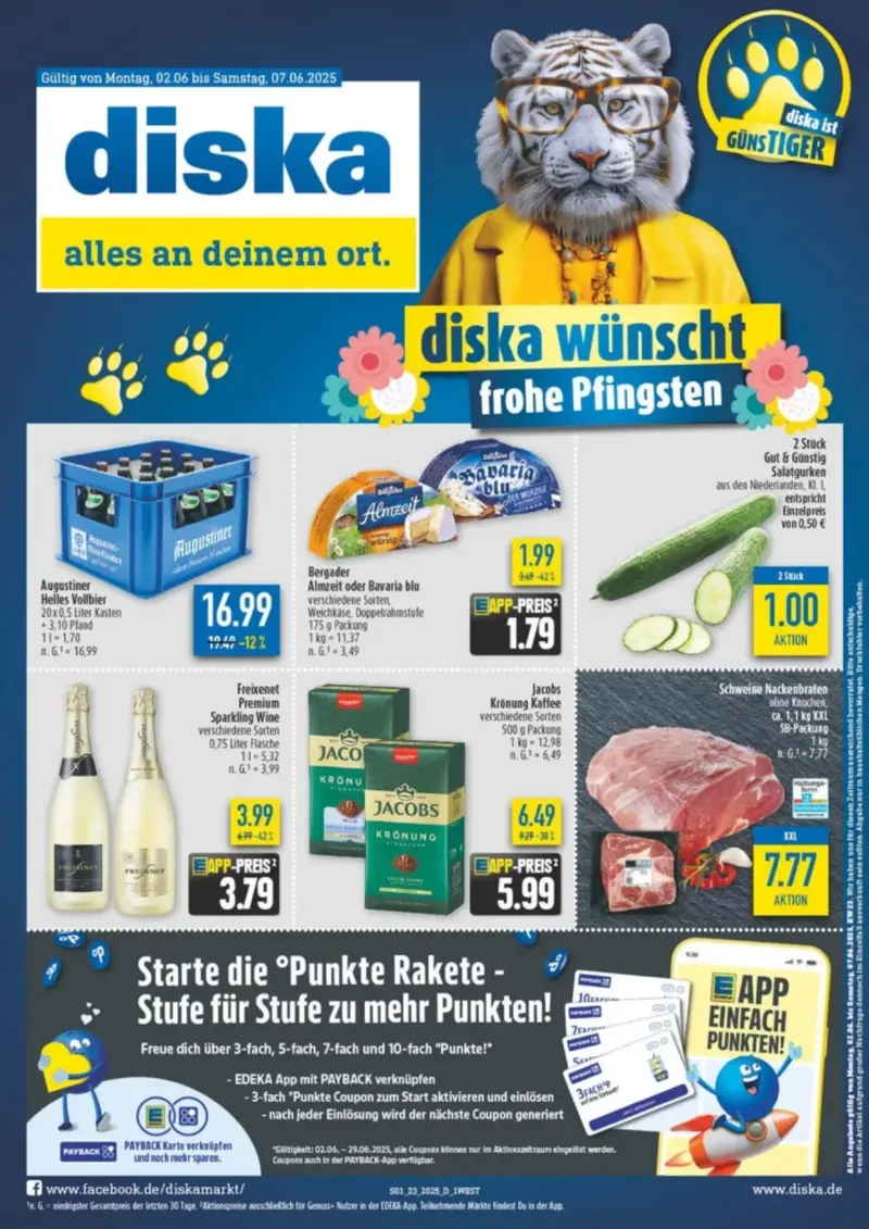 diska Prospekt vom 02.06.2025, Seite 1