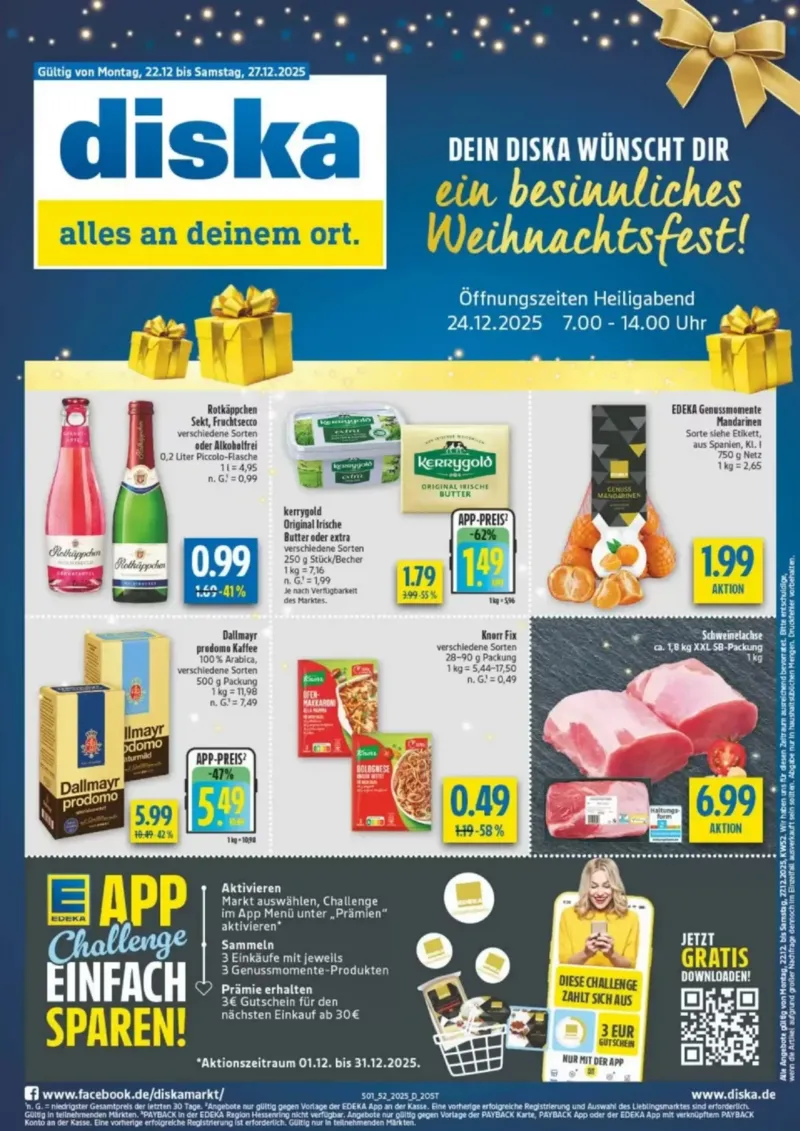 diska Prospekt vom 22.12.2025, Seite 1