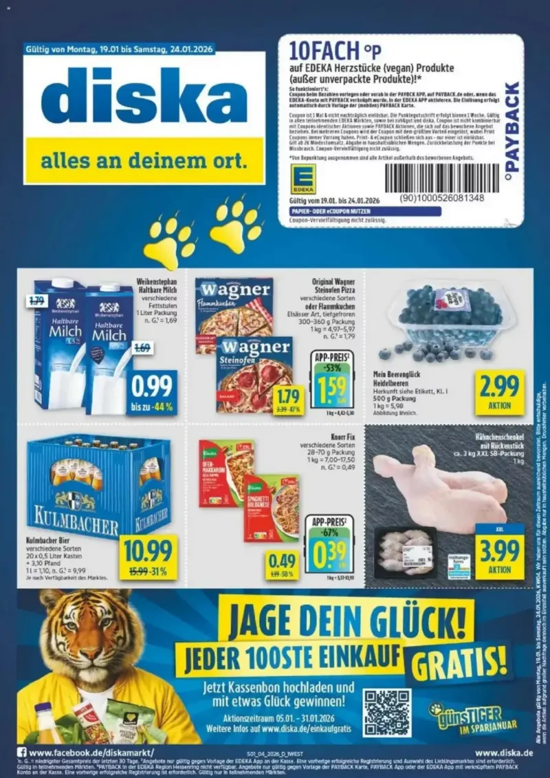 diska Prospekt vom 19.01.2026, Seite 1