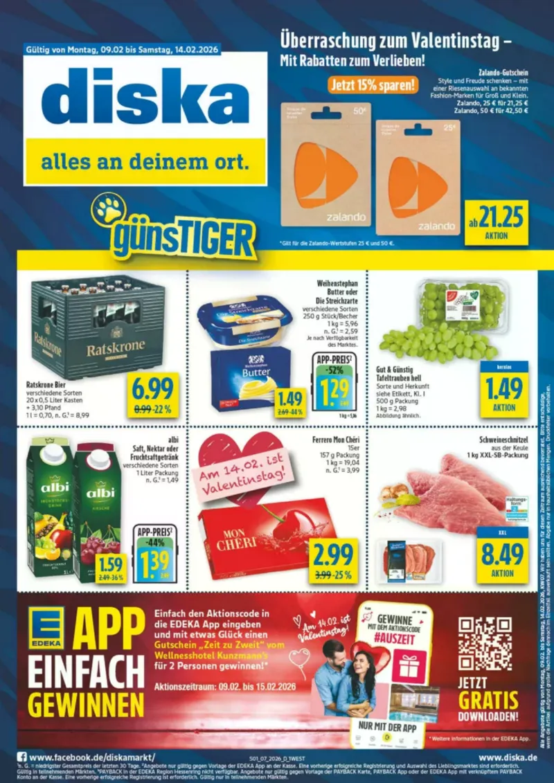 diska Prospekt vom 09.02.2026, Seite 1