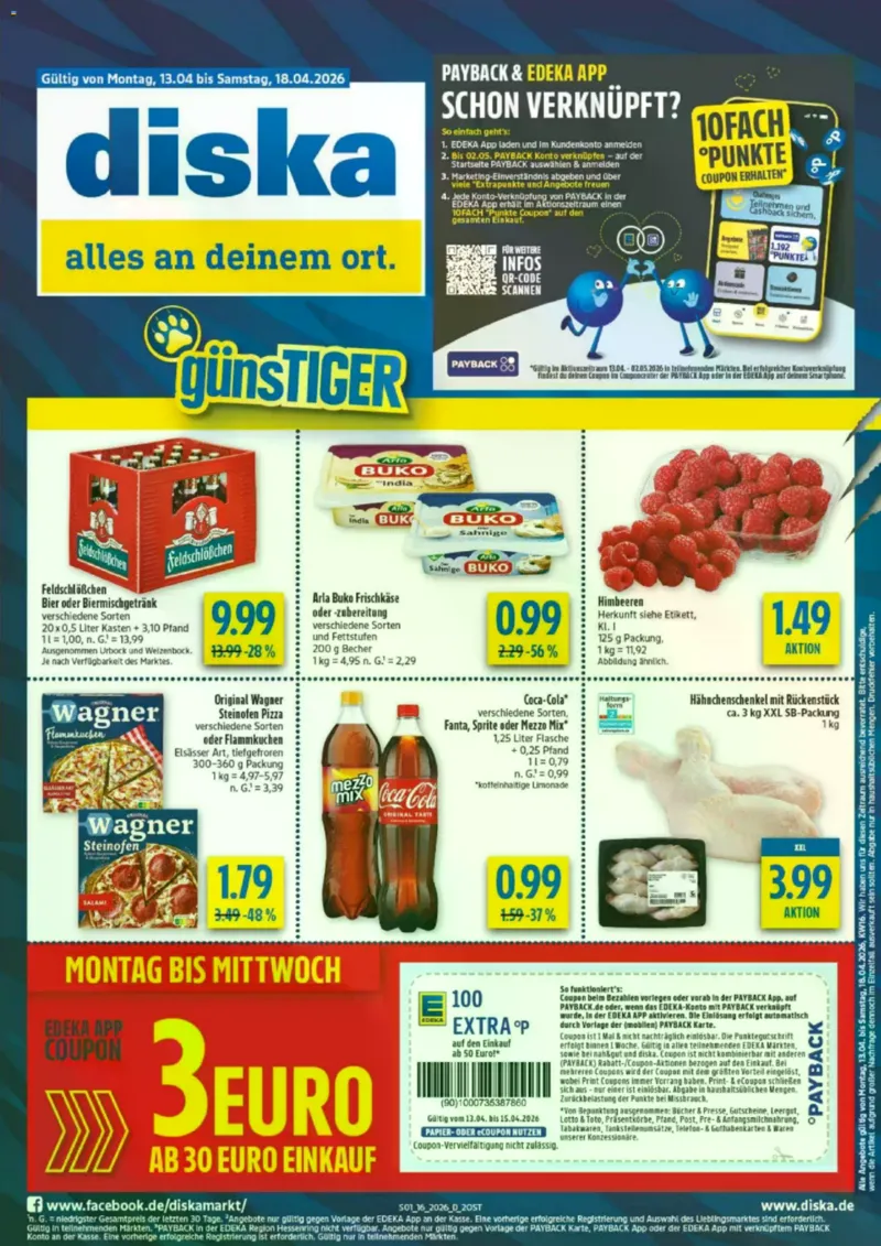 diska Prospekt vom 13.04.2026, Seite 1