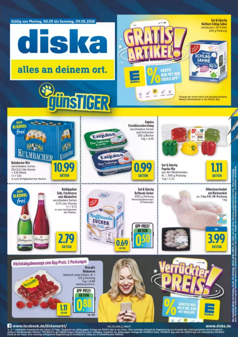 diska Prospekt vom 04.05.2026, Seite 1