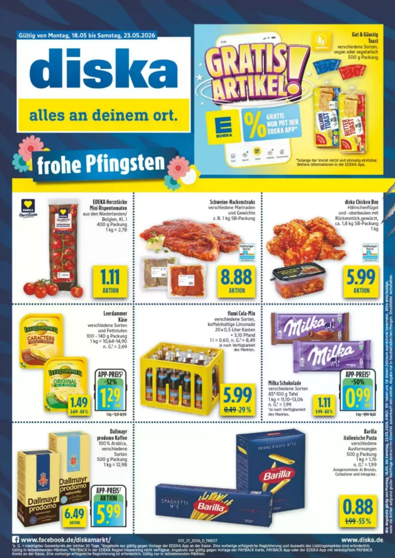 diska Prospekt vom 18.05.2026, Seite 1