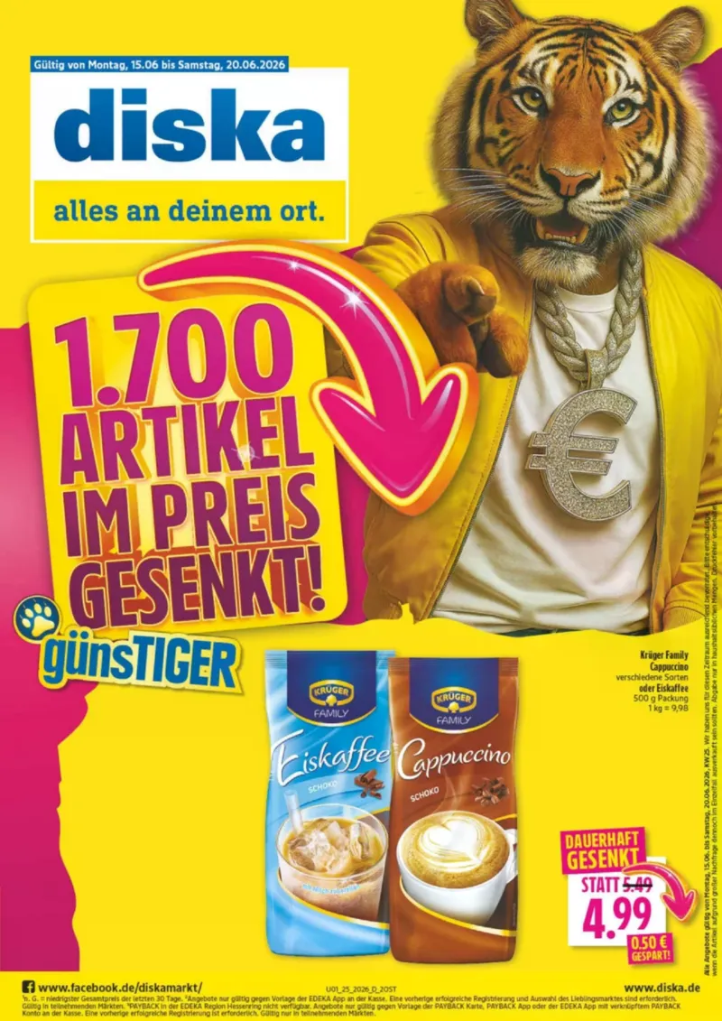 diska Prospekt vom 15.06.2026, Seite 1