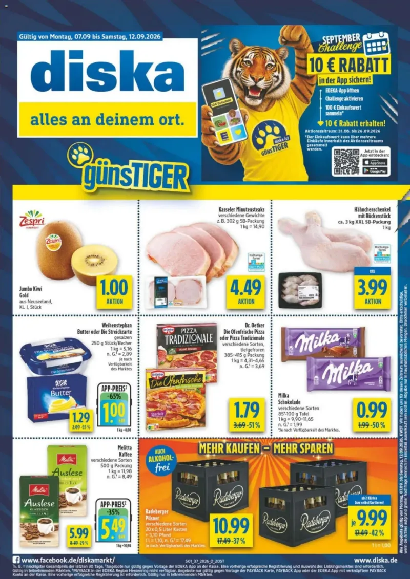 diska Prospekt vom 07.09.2026, Seite 1