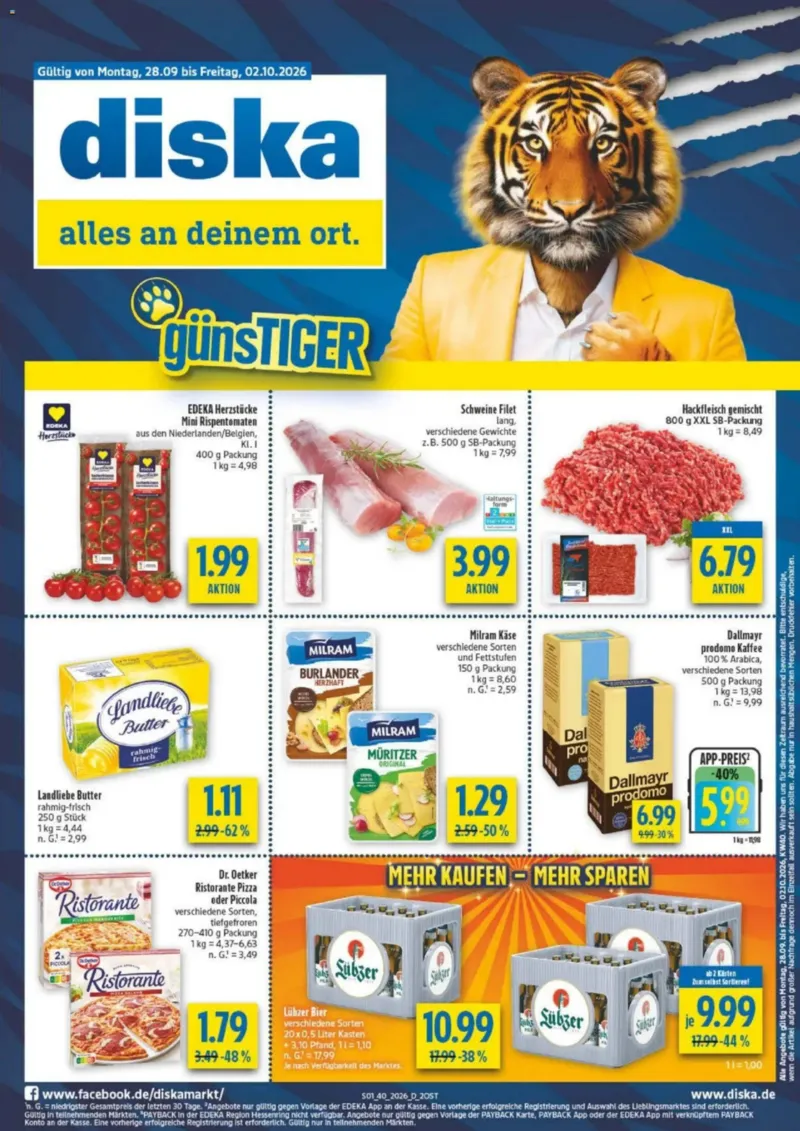 diska Prospekt vom 28.09.2026, Seite 1