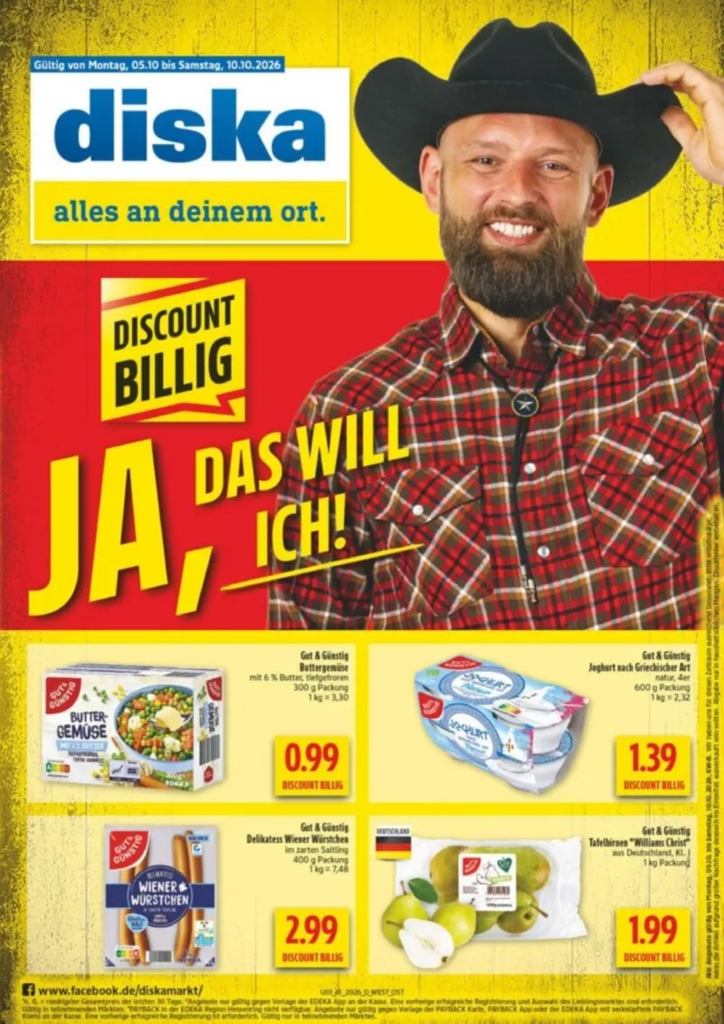 diska Prospekt vom 05.10.2026, Seite 1