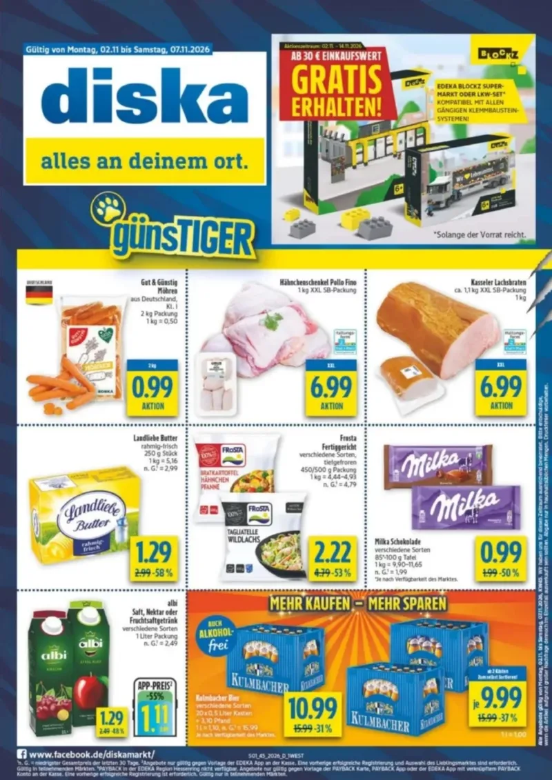 diska Prospekt vom 02.11.2026, Seite 1