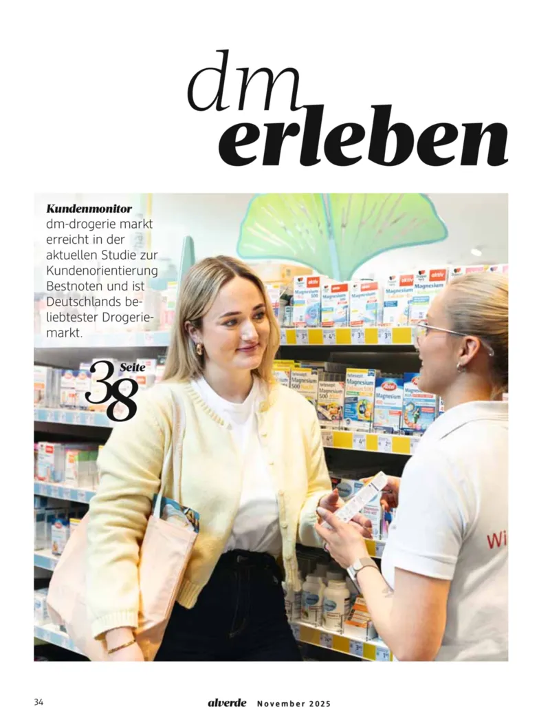 dm Prospekt vom 01.11.2025, Seite 34